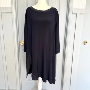 Sympli Artful Home Women's Navy Blue Tunic Dress
